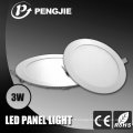 Éclairage de panneau ultra-mince de lumières de plafond rond de 3W